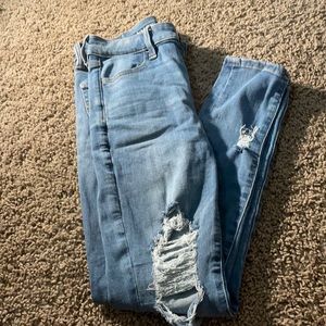 american eagle high rise jeans